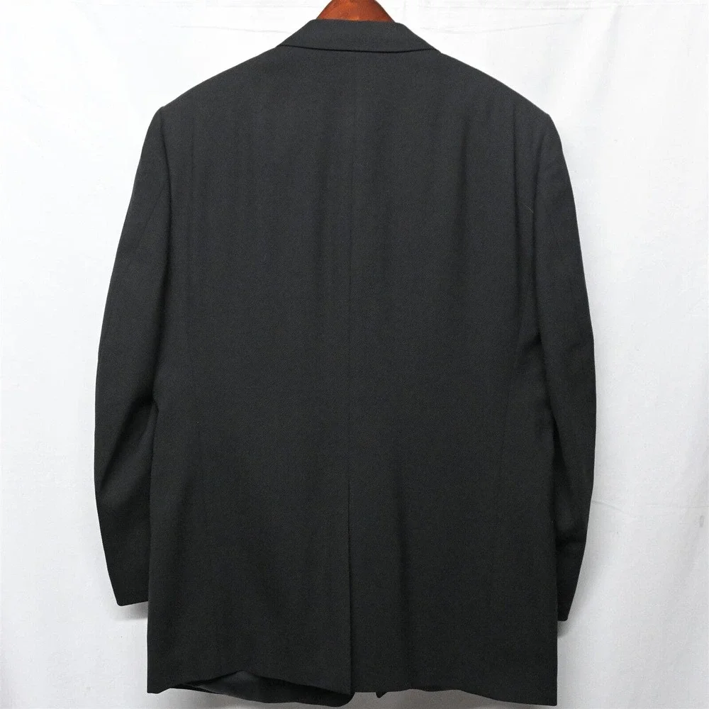 Nicklaus‎ 44L Black Silver Button 2 Button Blazer Suit Jacket Sport Coat